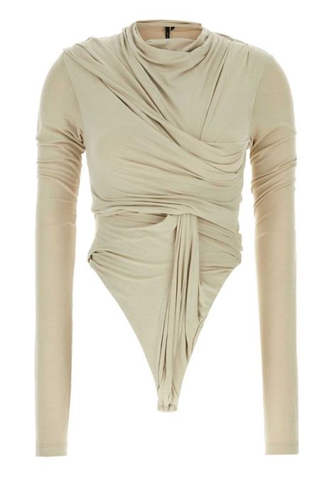 Beige draped jersey bodysuit Entire Studios - women ENTIRE STUDIOS | ES2277FG